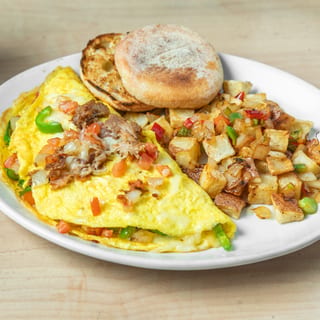 Spicy Carnitas Omelette