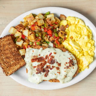 Chicken Fried Steak & Eggs